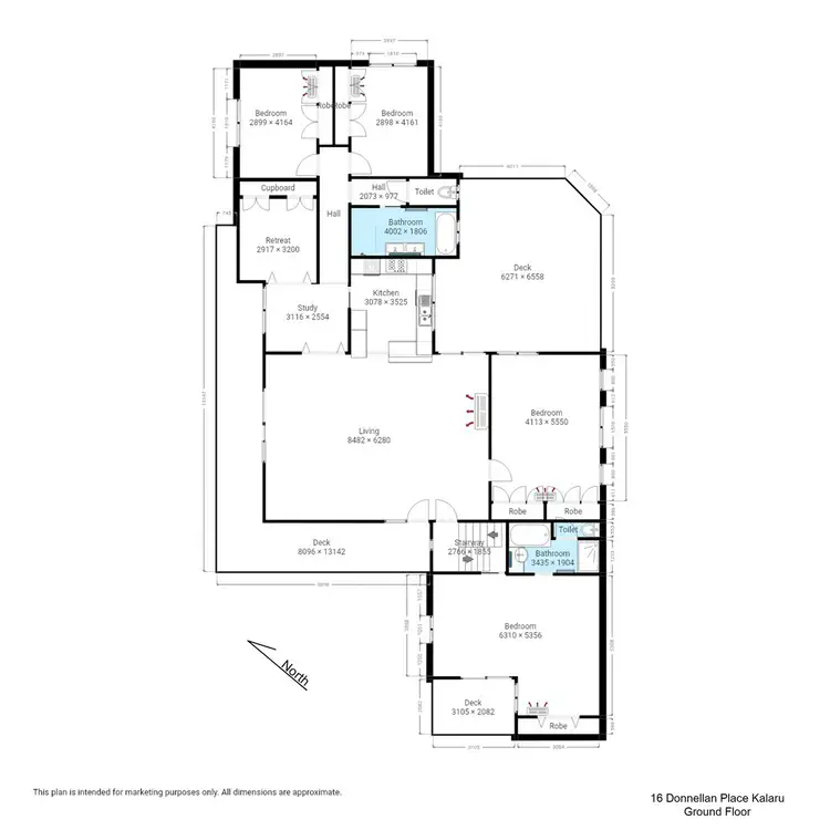 Floorplan of Homely house listing, 16 Donnellan Place, Kalaru NSW 2550
