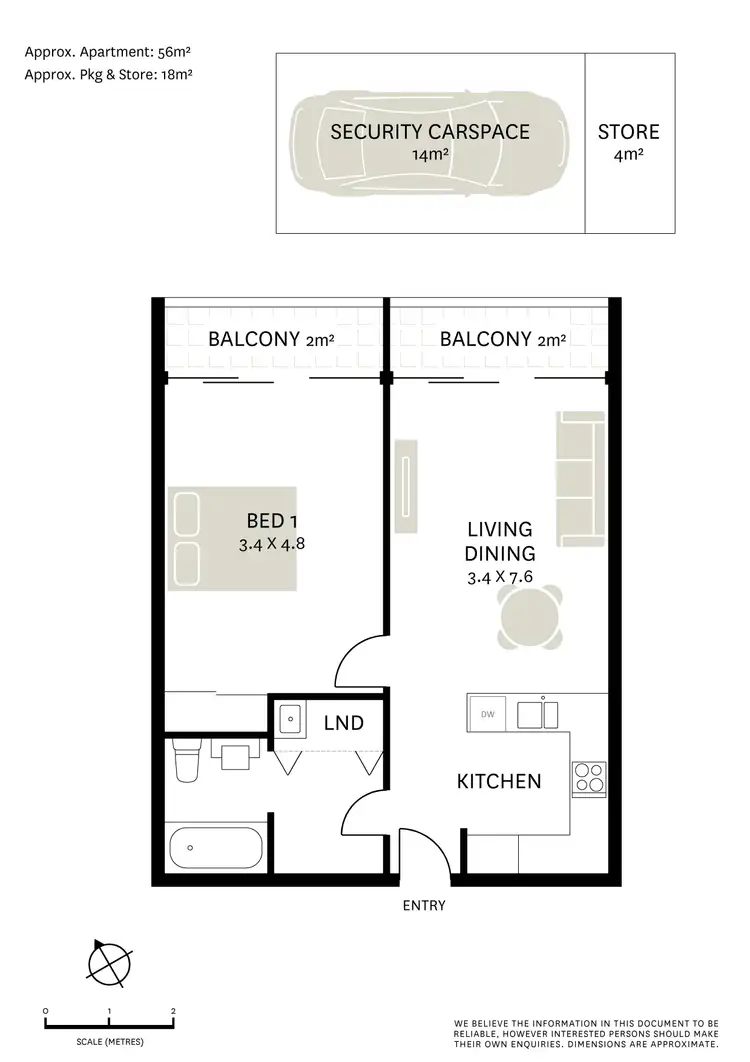 Floorplan of Homely apartment listing, 29/115 Wigram Road, Forest Lodge NSW 2037