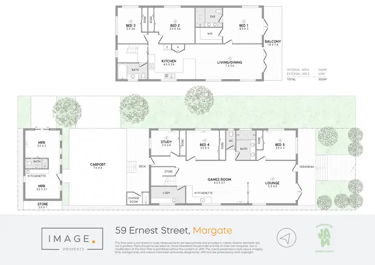 Floorplan of Homely house listing, 59 Ernest Street, Margate QLD 4019