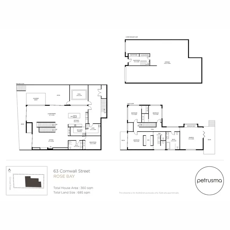 Floorplan of Homely house listing, 63 Cornwall Street, Rose Bay TAS 7015