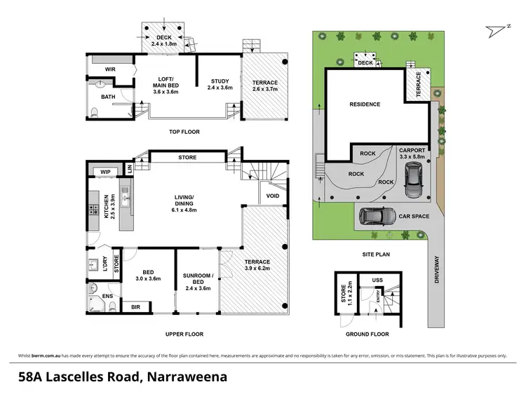 Floorplan of Homely house listing, 58A Lascelles Road, Narraweena NSW 2099