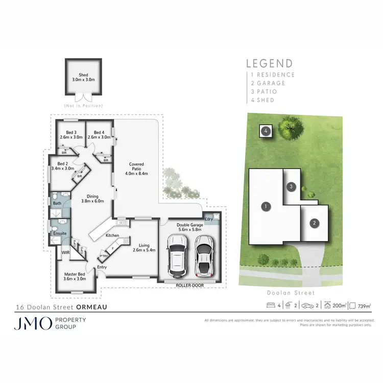 Floorplan of Homely house listing, 16 Doolan Street, Ormeau QLD 4208