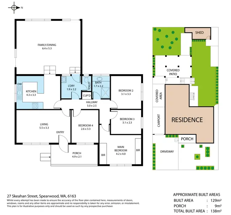 Floorplan of Homely house listing, 27 Skeahan Street, Spearwood WA 6163