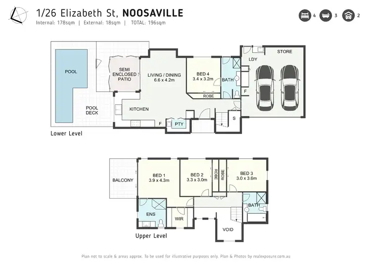 Floorplan of Homely apartment listing, 1/26 Elizabeth Street, Noosaville QLD 4566
