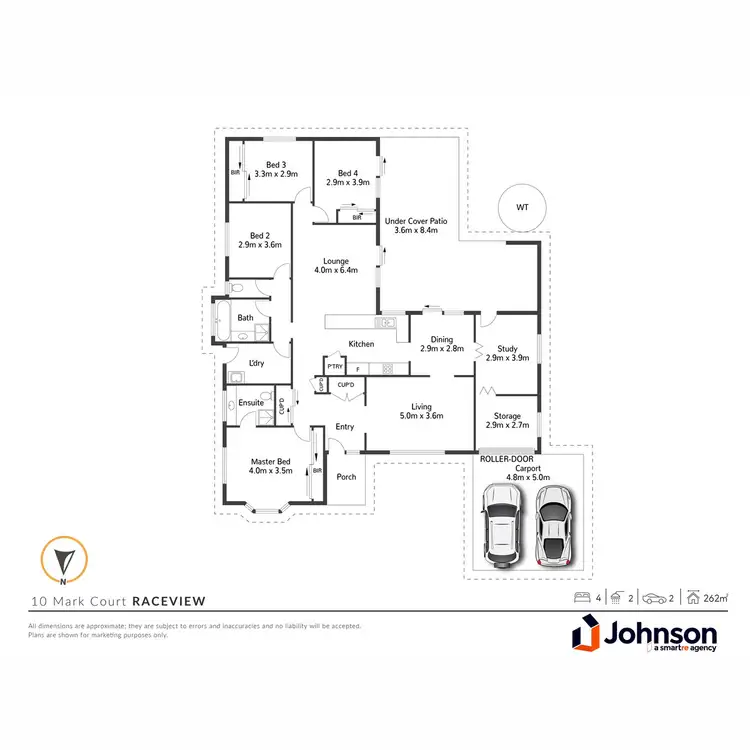 Floorplan of Homely house listing, 10 Mark Court, Raceview QLD 4305