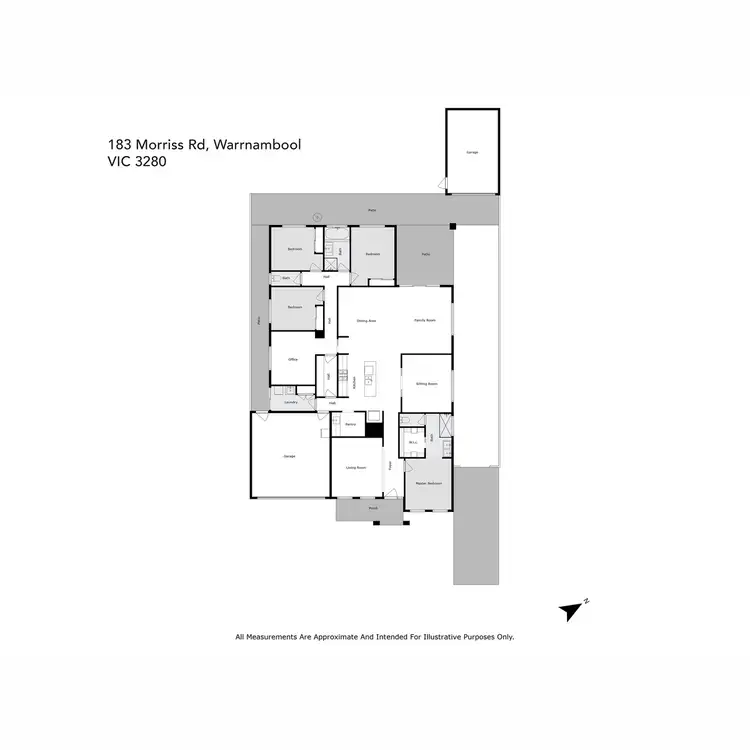 Floorplan of Homely house listing, 183 Morriss Road, Warrnambool VIC 3280