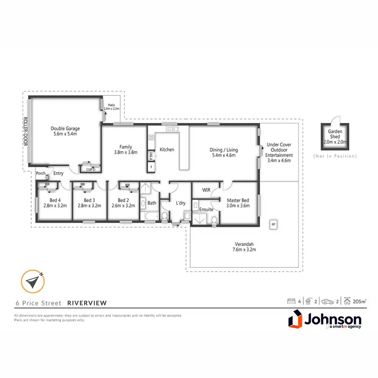 Floorplan of Homely house listing, 6 Price Street, Riverview QLD 4303