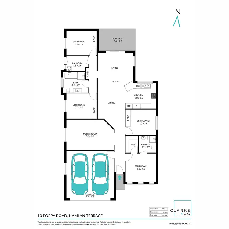 Floorplan of Homely house listing, 10 Poppy Road, Hamlyn Terrace NSW 2259
