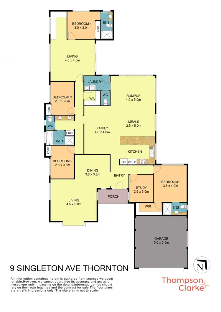 Floorplan of Homely house listing, 9 Singleton Avenue, Thornton NSW 2322