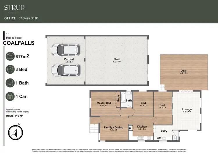 Floorplan of Homely house listing, 15 Robin Street, Coalfalls QLD 4305