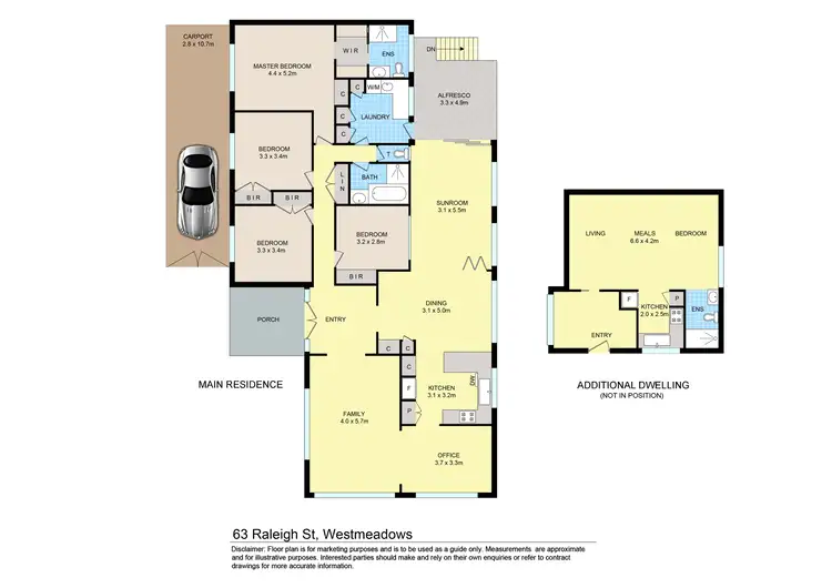 Floorplan of Homely house listing, 63 Raleigh Street, Westmeadows VIC 3049