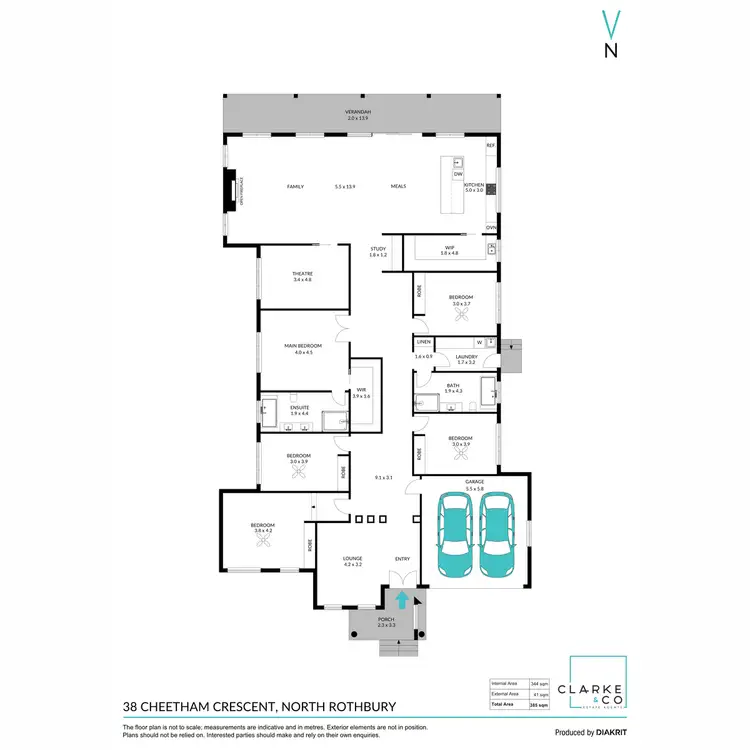 Floorplan of Homely house listing, 38 Cheetham Crescent, North Rothbury NSW 2335