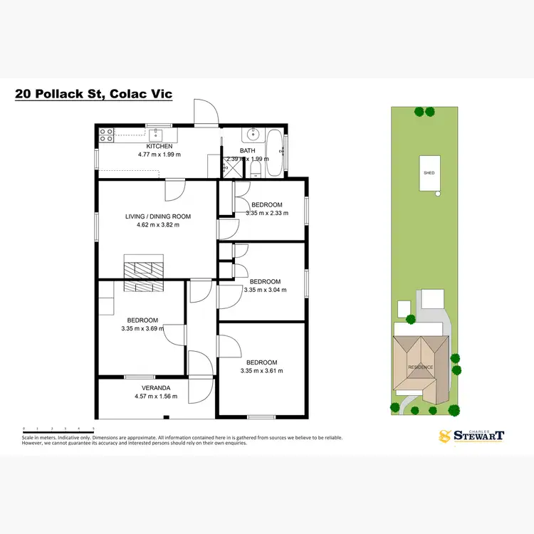 Floorplan of Homely house listing, 20 Pollack Street, Colac VIC 3250