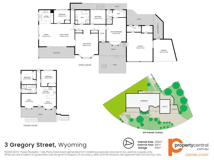 Floorplan of Homely house listing, 3 Gregory Street, Wyoming NSW 2250