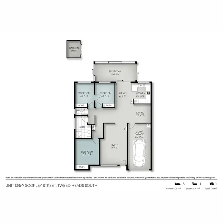 Floorplan of Homely villa listing, 13/5-7 Soorley Street, Tweed Heads South NSW 2486
