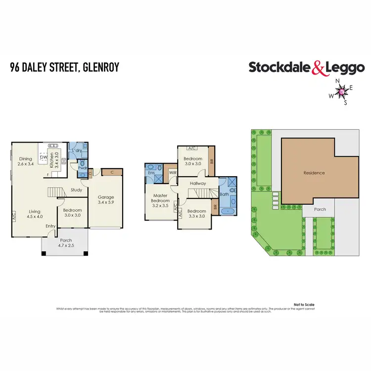 Floorplan of Homely townhouse listing, 96 Daley Street, Glenroy VIC 3046