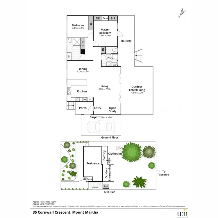 Floorplan of Homely house listing, 35 Cornwall Crescent, Mount Martha VIC 3934