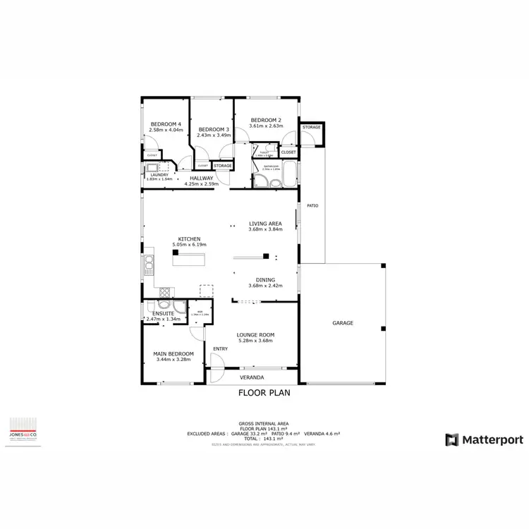 Floorplan of Homely house listing, 22B Berry Court, Bassendean WA 6054