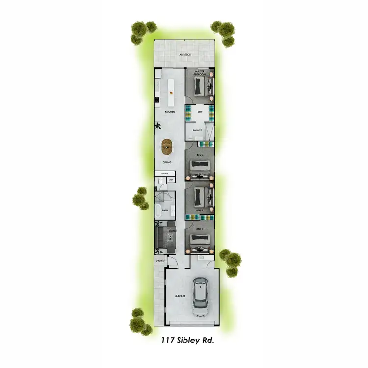 Floorplan of Homely house listing, 117 Sibley Road, Wynnum West QLD 4178