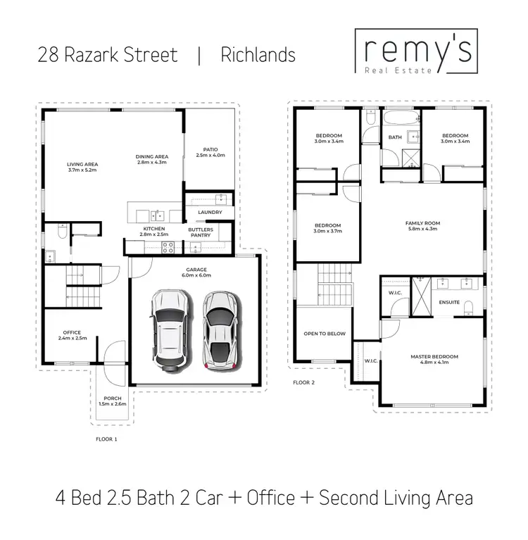 Floorplan of Homely house listing, 28 Razark Street, Richlands QLD 4077