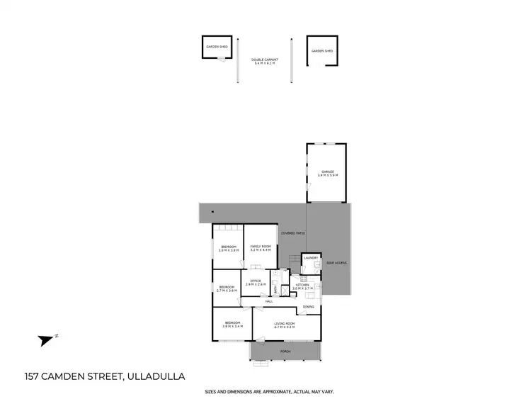 Floorplan of Homely house listing, 157 Camden Street, Ulladulla NSW 2539