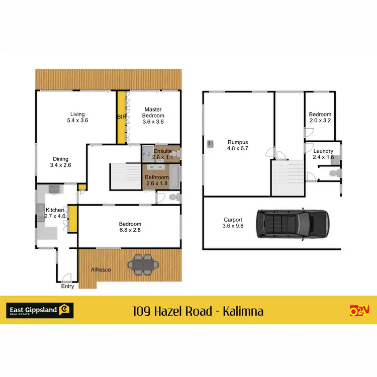Floorplan of Homely house listing, 109 Hazel Road, Kalimna VIC 3909
