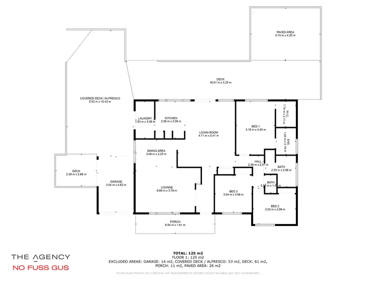 Floorplan of Homely house listing, 80 Dalmain Street, Kingsley WA 6026