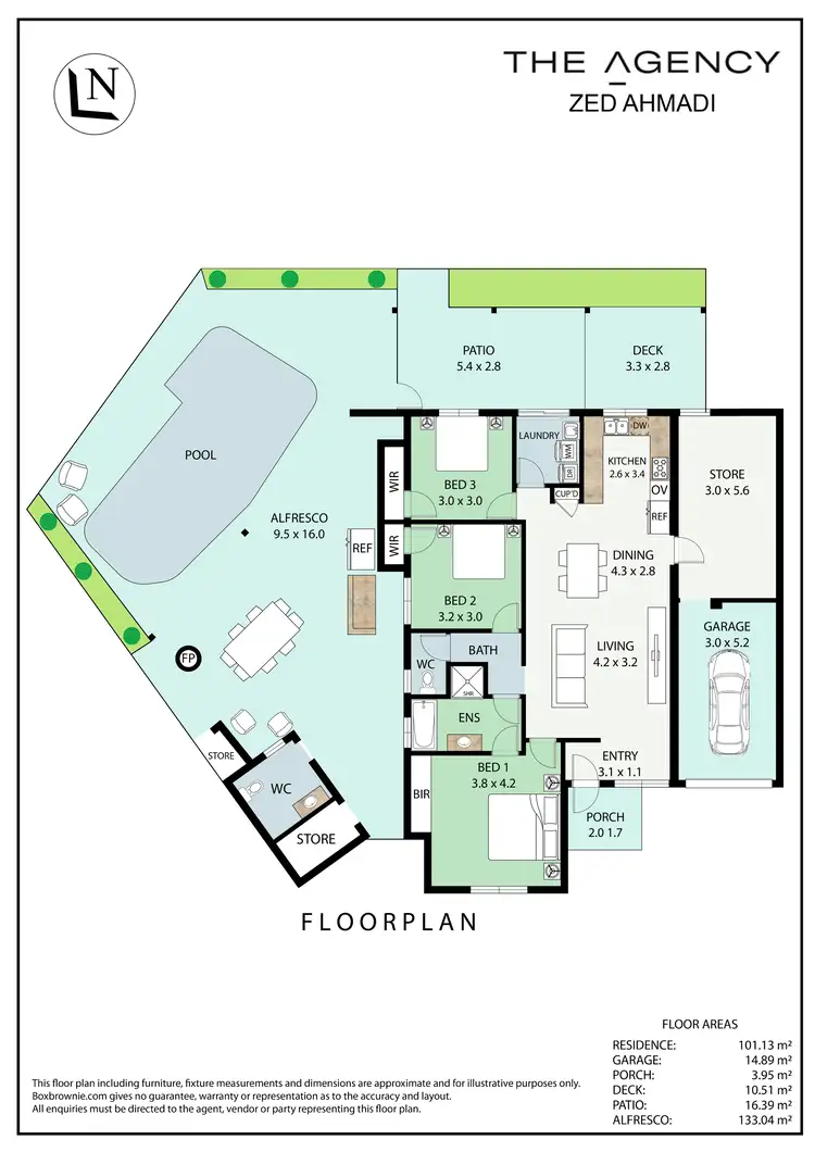 Floorplan of Homely house listing, 5A Saracen Way, Marangaroo WA 6064