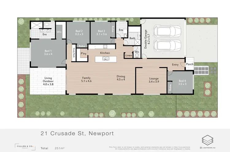 Floorplan of Homely house listing, 21 Crusade Street, Newport QLD 4020