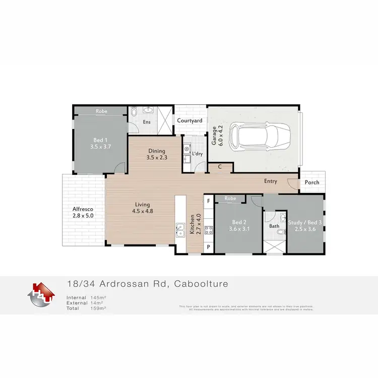 Floorplan of Homely retirement listing, 18/34 Ardrossan Road, Caboolture QLD 4510