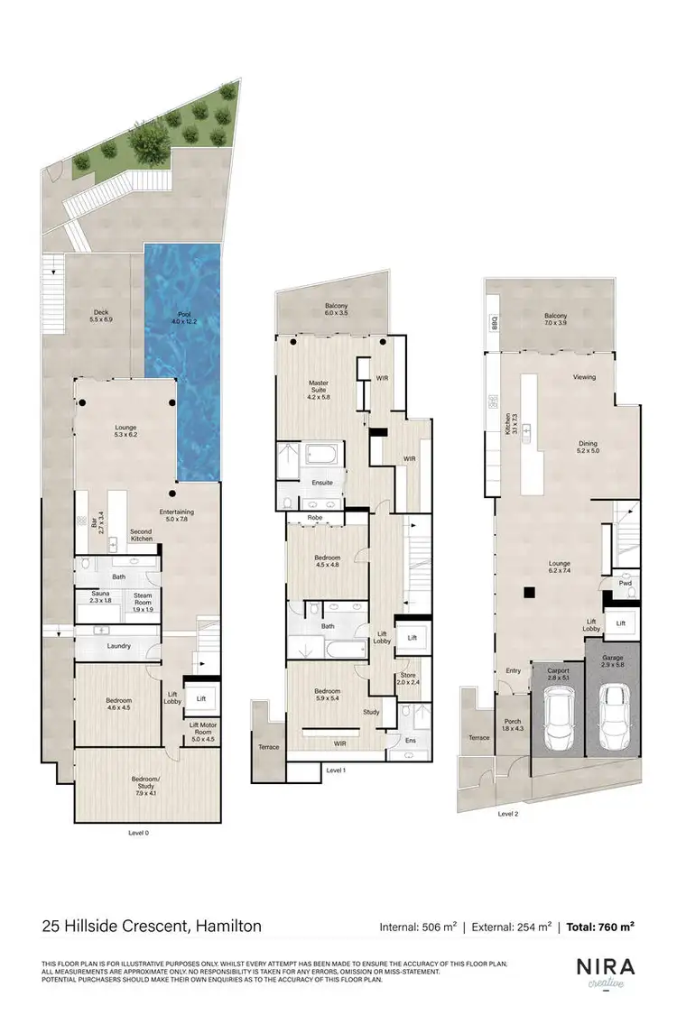 Floorplan of Homely house listing, 25 Hillside Crescent, Hamilton QLD 4007