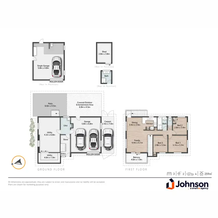 Floorplan of Homely house listing, 75 Conifer Street, Hillcrest QLD 4118