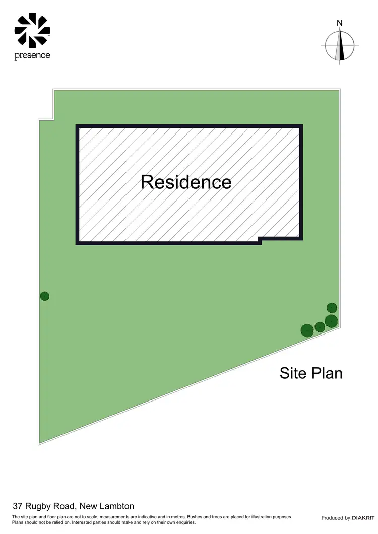 Floorplan of Homely land listing, 37 Rugby Road, New Lambton NSW 2305