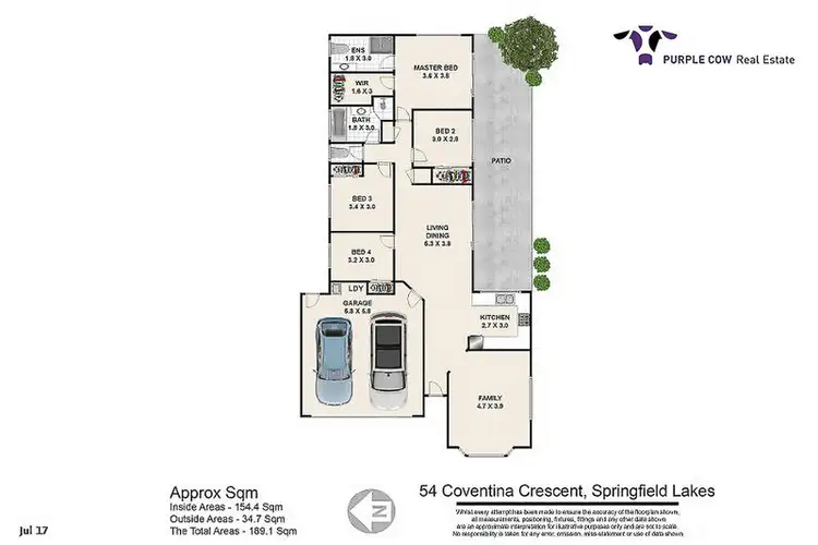 Floorplan of Homely house listing, 54 Coventina Crescent, Springfield Lakes QLD 4300