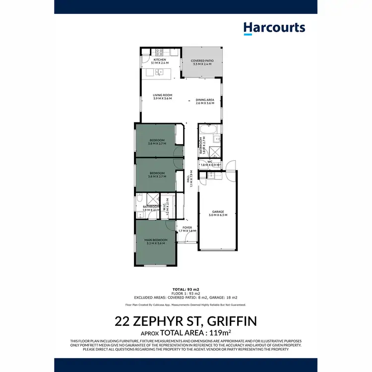 Floorplan of Homely house listing, 22 Zephyr Street, Griffin QLD 4503