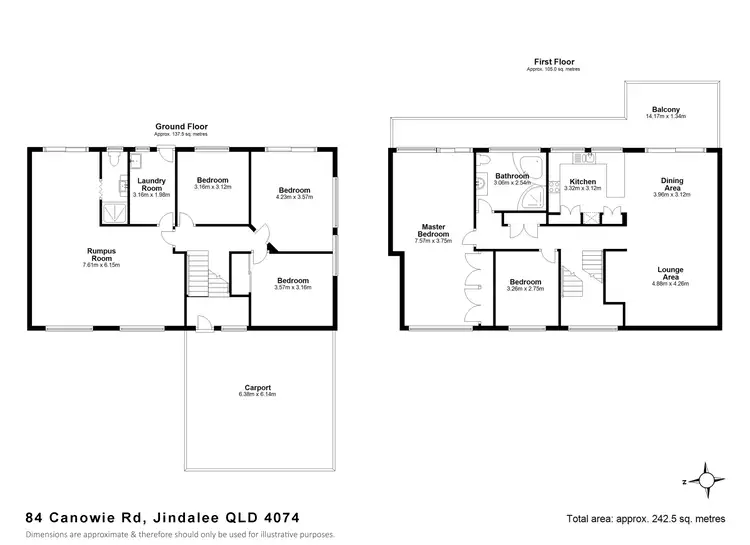 Floorplan of Homely house listing, 84 Canowie Road, Jindalee QLD 4074