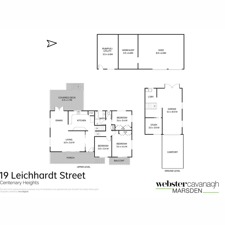 Floorplan of Homely house listing, 19 Leichhardt Street, Centenary Heights QLD 4350