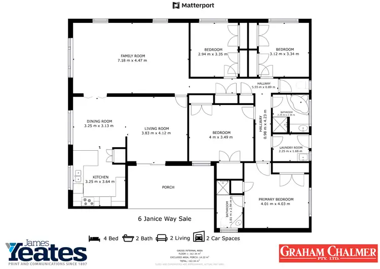 Floorplan of Homely house listing, 6 Janice Way, Sale VIC 3850
