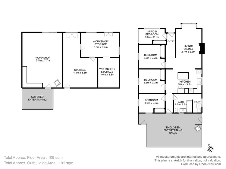 Floorplan of Homely house listing, 302 East Bagdad Road, Bagdad TAS 7030