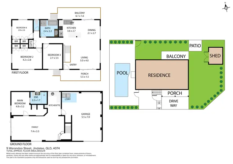 Floorplan of Homely house listing, 9 Warandoo Street, Jindalee QLD 4074