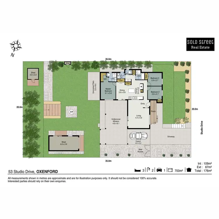 Floorplan of Homely house listing, 53 Studio Drive, Oxenford QLD 4210