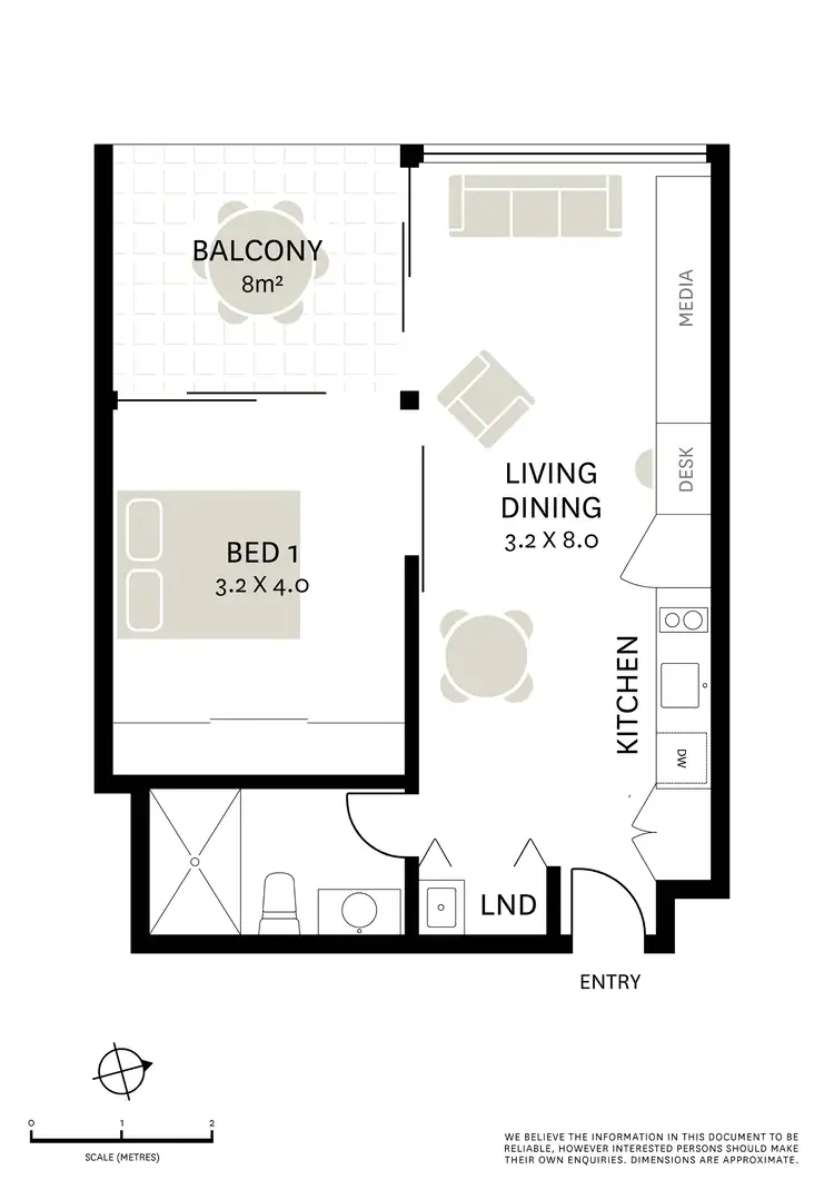 Floorplan of Homely apartment listing, 21/517 Elizabeth Street, Surry Hills NSW 2010