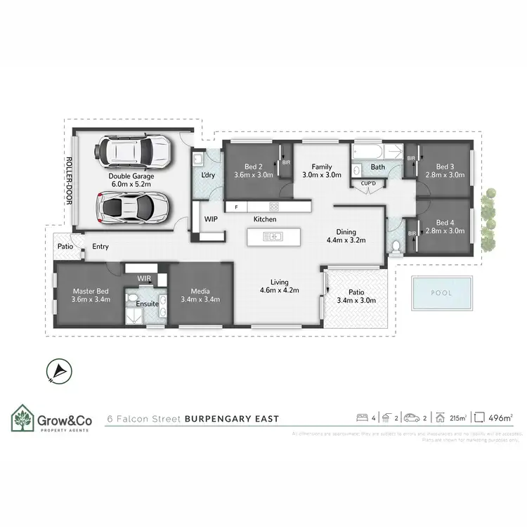 Floorplan of Homely house listing, 6 Falcon Street, Burpengary East QLD 4505