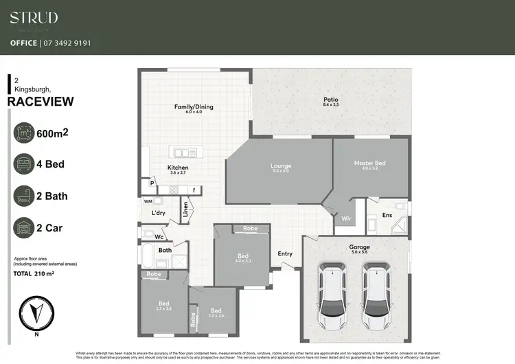 Floorplan of Homely house listing, 2 Kingsburgh Street, Raceview QLD 4305