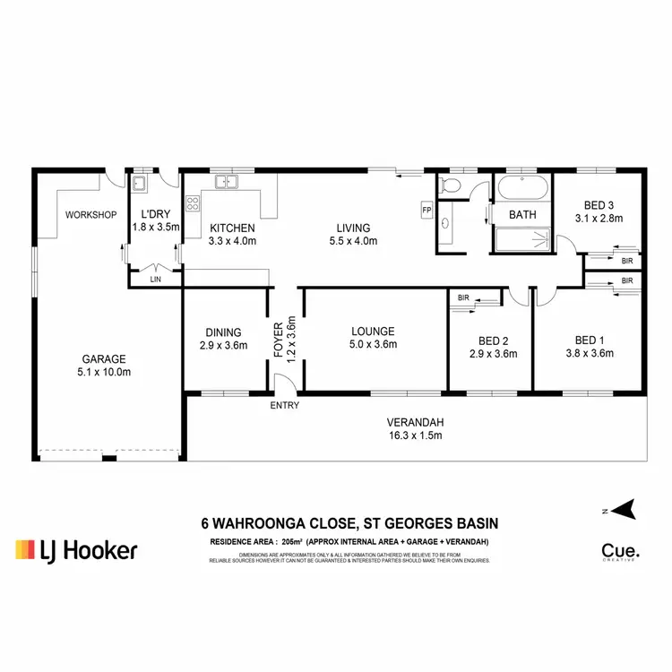 Floorplan of Homely house listing, 6 Wahroonga Close, St Georges Basin NSW 2540