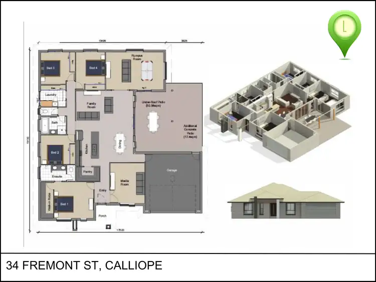 Floorplan of Homely house listing, 34 Fremont Street, Calliope QLD 4680
