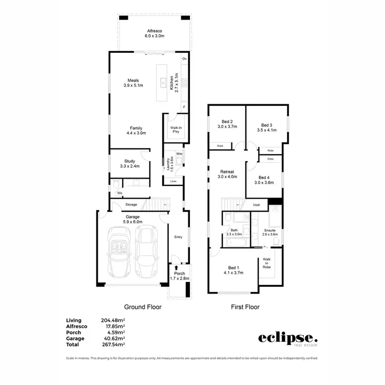 Floorplan of Homely house listing, 91A Reid Avenue, Hectorville SA 5073