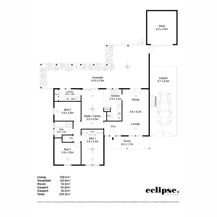 Floorplan of Homely house listing, 37 Casuarina Avenue, Surrey Downs SA 5126