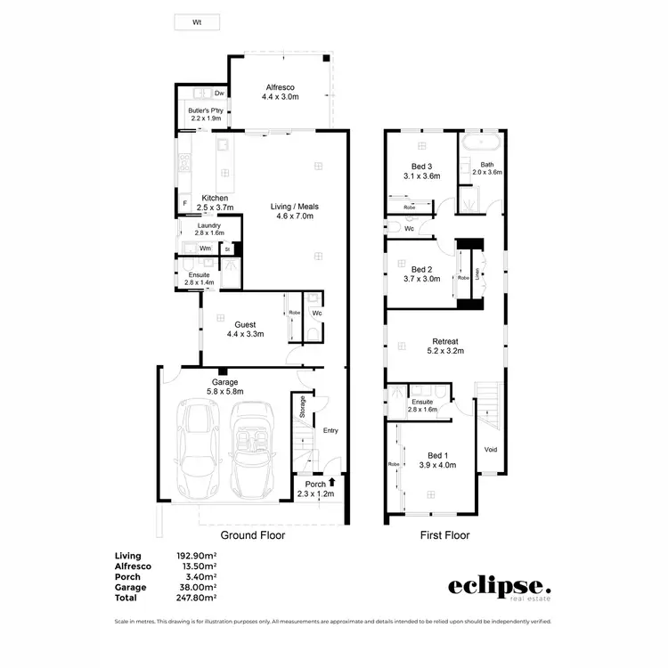 Floorplan of Homely house listing, 1E Colton Avenue, Magill SA 5072