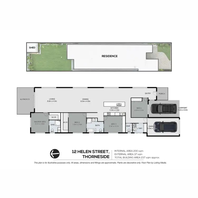Floorplan of Homely house listing, 12 Helen Street, Thorneside QLD 4158